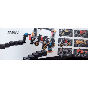 DTE0318 BRINQUEDO OVO SURPRESA MOTO