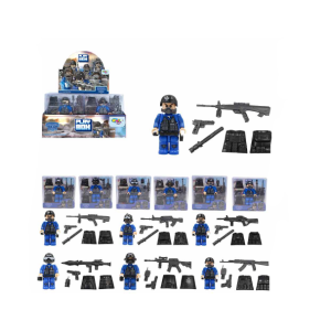 WB11921 BONECO DE MONTAR COMANDO DE POLICIA