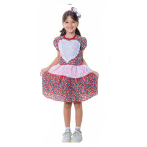 XIS1006 FANTASIA VESTIDO CORAÇÃO