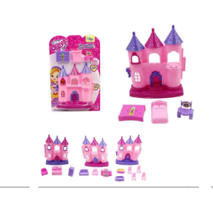 WB12293 KIT CASTELO ENCANTADO PRINCESA 4 A 6 PCS wellkids