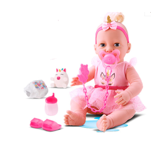 8190 Boneca NEW BORN Unicornio Fofinho FAZ Xixi Divertoy