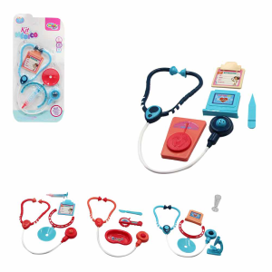WB11854 KIT MEDICO ESPECILIDADES SRT COR E MODELO 4PÇS WELLKIDS
