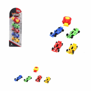 WB12364 CARRO COM LANCADOR FORMULA 1 SRT COR 5 PCS