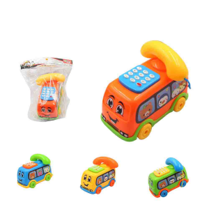 WB12383 ONIBUS COM TELEFONE MUSICAL BABY