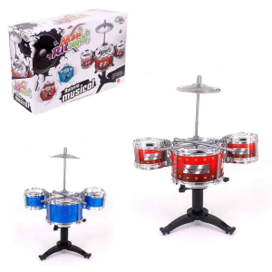 WB7695 BATERIA MUSICAL JAZZ DRUM SRT COR 16 PCS