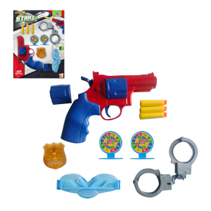 WB19724 PISTOLA LANCA DARDOS STUR C/OCULOS E ACESSORIOS