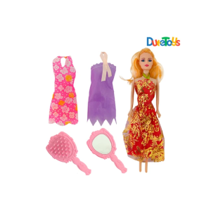 DTY0912 BONECA COM ACESSORIOS