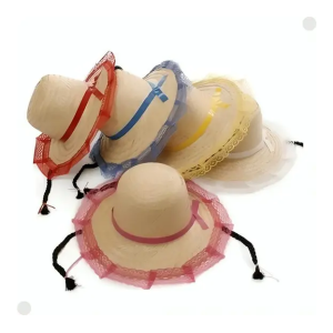 762401 CHAPEU RENDA E TRANCA BABY