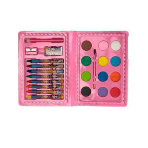 BRU TK-CR02 KIT P/ USO ESCOLAR MALETA COLORIDA C/ 24 PCS