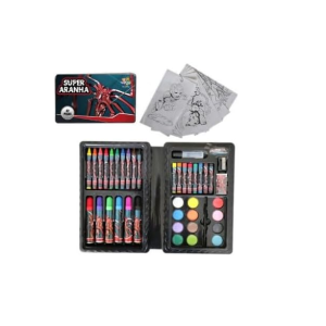BRU TK-CR11 KIT P USO ESCOLAR MALETA COLORIDA C/ 42 PCS