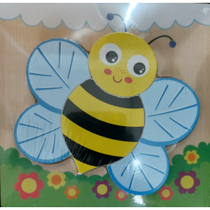 TK-AB8799 BRINQUEDO CONJUNTO INTERATIVO (P/ ENCAIXE) DE MADEIRA ABELHA