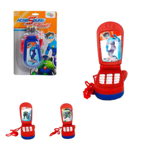WBU2864 TELEFONE CELULAR COM LUZ E SOM HERO SQUAD FLIP-FLOP