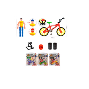 DTE0575 MINI BICICLETA COM BONECO E ACESSORIOS 