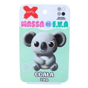 13032 MASSA DE EVA BL POTE C/ 4 CORES 28G COALA